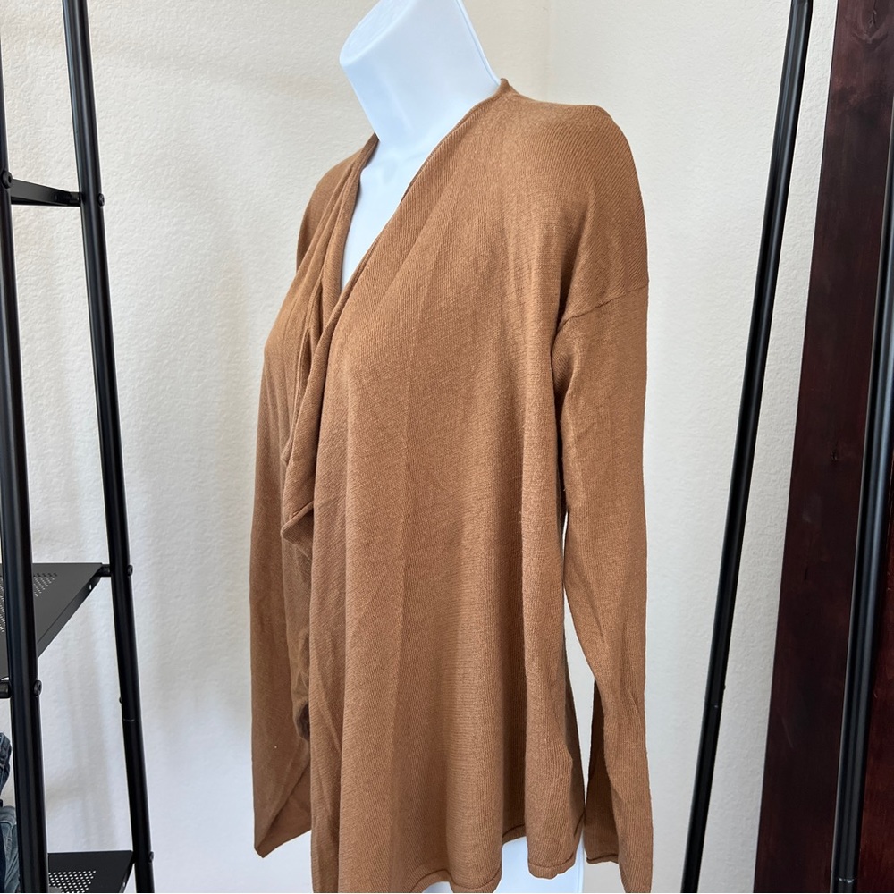 Open drape cardigan